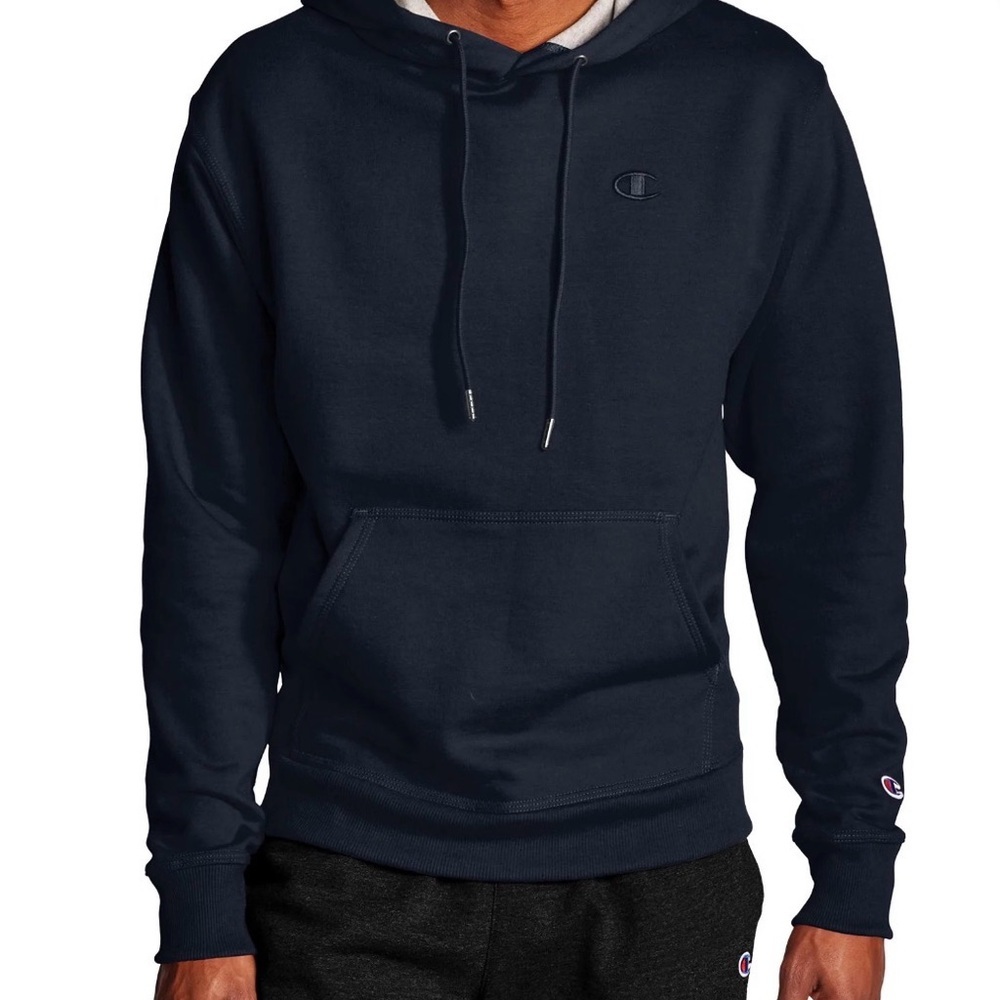 Champion Men's Navy Hoodie
